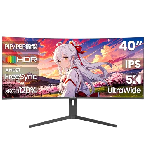 Amazon.co.jp: CRUA ゲーミングモニター 40インチ 21:9 ウルトラワイド